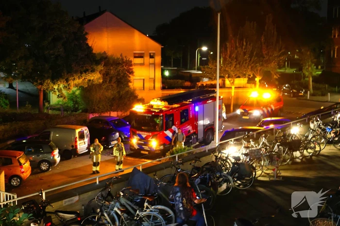 Waterschade op twee etages na lopende kraan
