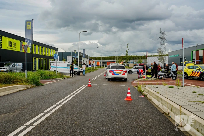 Scooterrijder gewond bij aanrijding