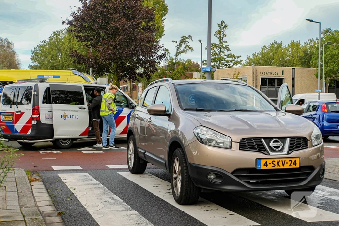 Overstekende fietser aangereden door automobilist