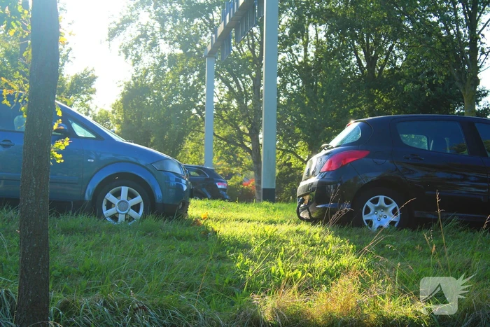 Meerdere voertuigen betrokken bij kettingbotsing