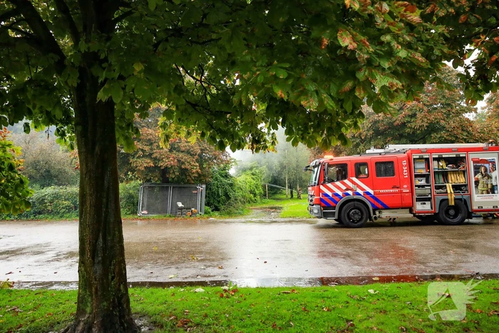 Uitslaande brand in leegstaand pand