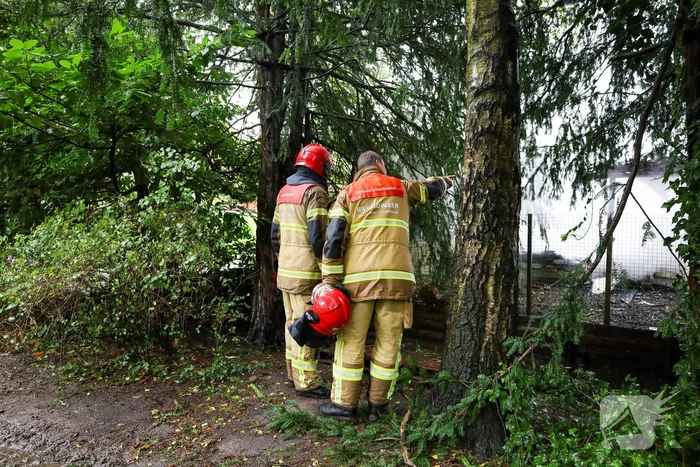 Uitslaande brand in leegstaand pand
