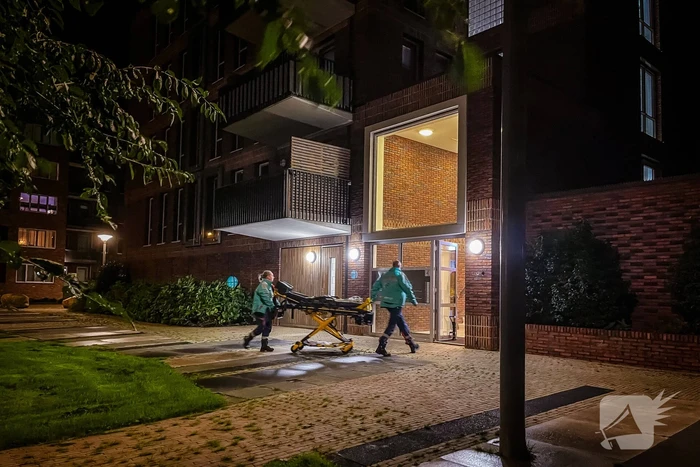 Veel hulpverleners bij appartement