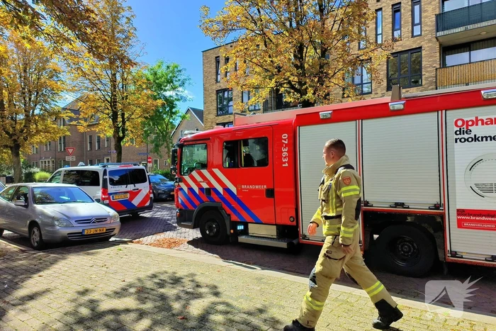 Bewoners zijn gewekt door brandalarm