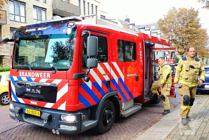 Bewoners zijn gewekt door brandalarm