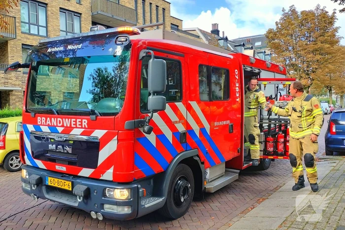 Bewoners zijn gewekt door brandalarm