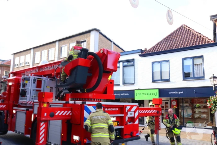 Winkel gecontroleerd na brandmelding in centrum