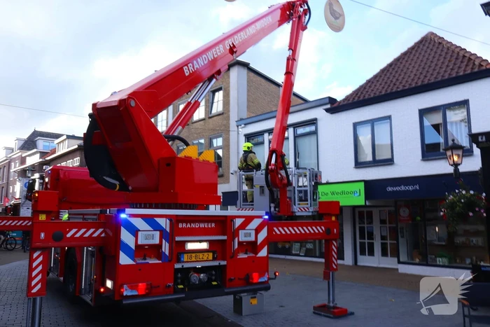 Winkel gecontroleerd na brandmelding in centrum