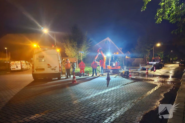 Bewoners zonder water door leidingbreuk