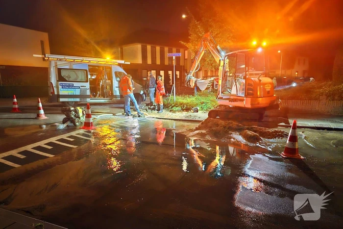 Bewoners zonder water door leidingbreuk
