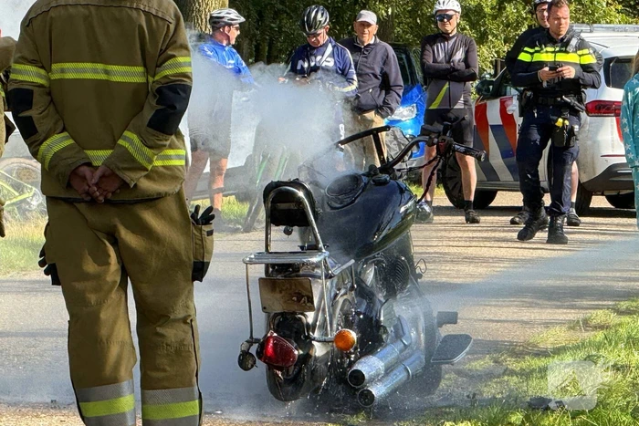 Motor door brand verwoest