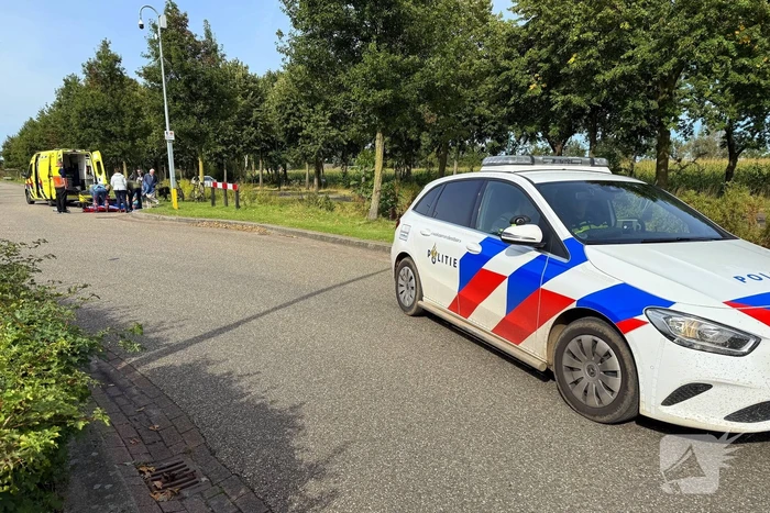 Traumateam ingezet voor gevallen wielrenner