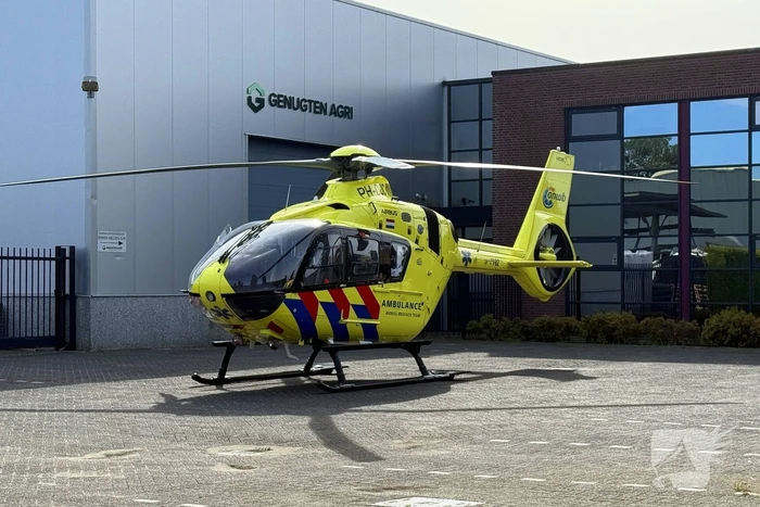 Traumateam ingezet voor gevallen wielrenner