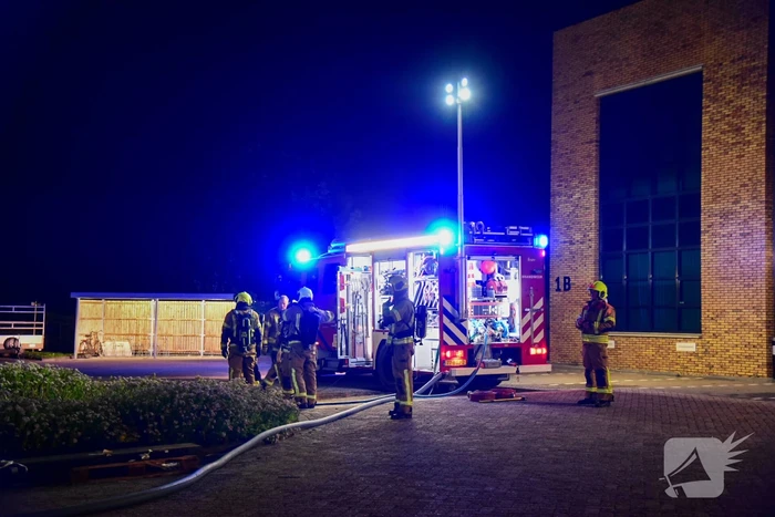Brand zorgt voor veel rookontwikkeling