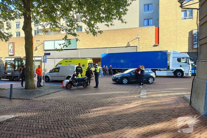 Scooterrijder aangereden door automobilist