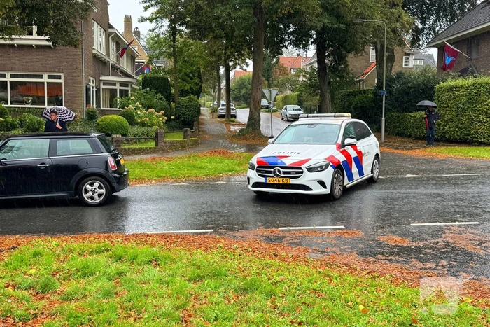 Fietser en automobilist met elkaar in botsing