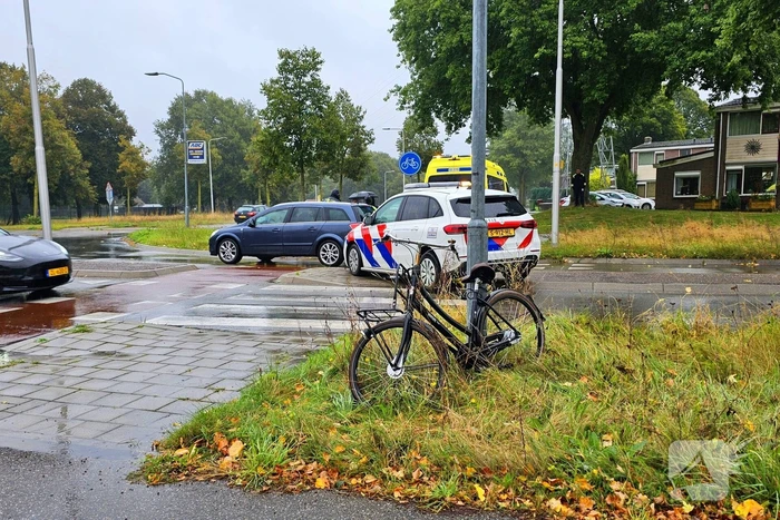 Opnieuw fietser geschept bij rotonde