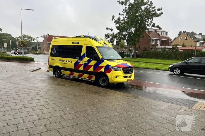 Scootmobiel kanteld bestuurder gewond