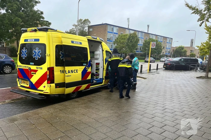 Scootmobiel kanteld bestuurder gewond