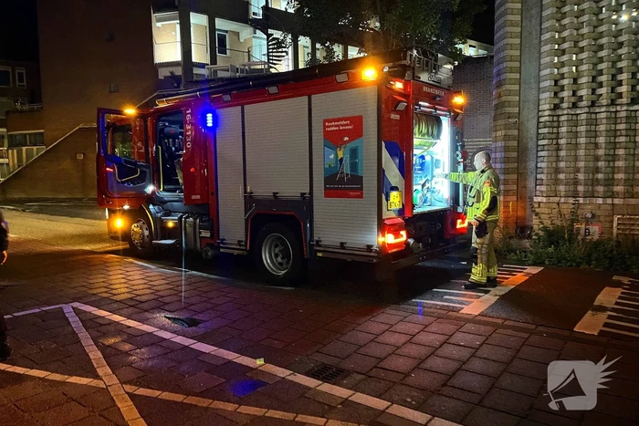 Brandweer ingezet voor brand in kelderbox