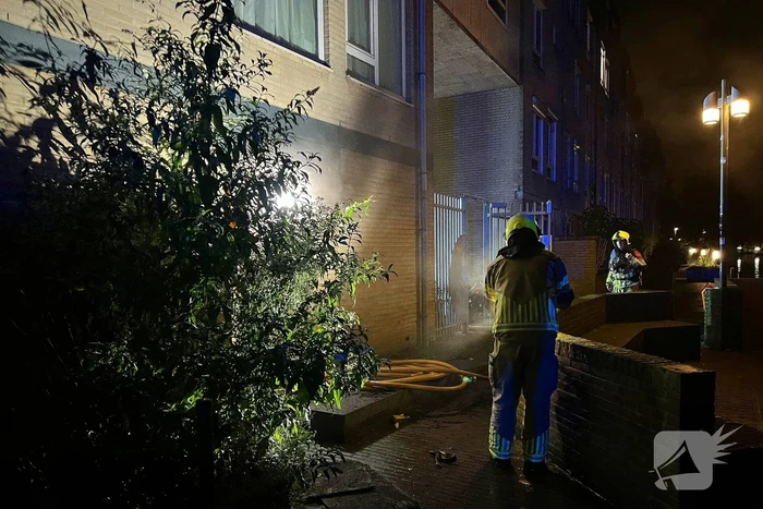 Brandweer ingezet voor brand in kelderbox