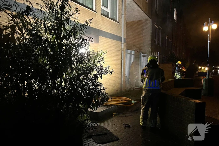Brandweer ingezet voor brand in kelderbox