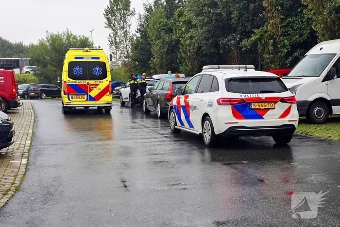 Lesauto betrokken bij verkeersongeval