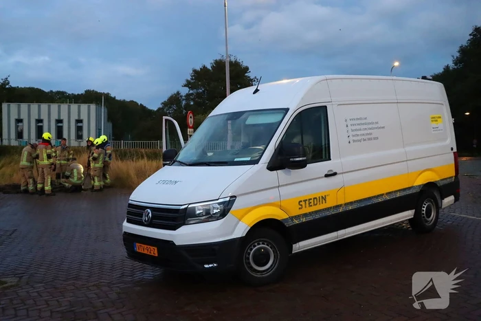 Fietser merkt gaslek op na regenbui