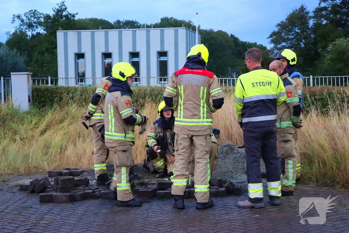 Fietser merkt gaslek op na regenbui