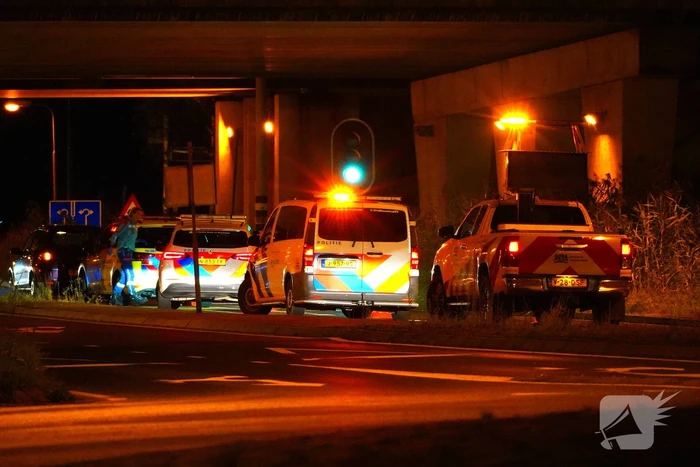 Rijbaanafsluiting wegens ongeval