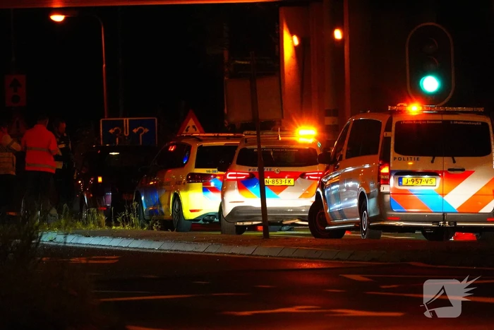 Rijbaanafsluiting wegens ongeval