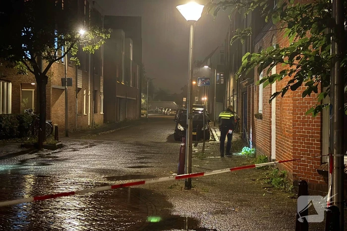 Aanhouding en straat afgesloten na steekpartij