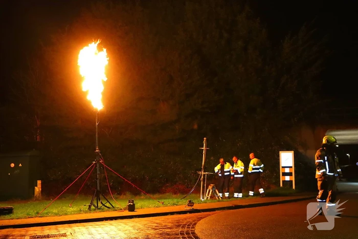 Brandweer ingezet voor gaslekkage