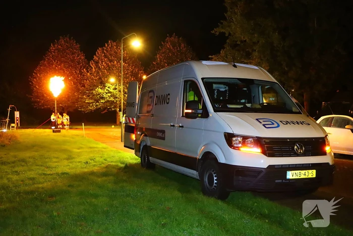 Brandweer ingezet voor gaslekkage