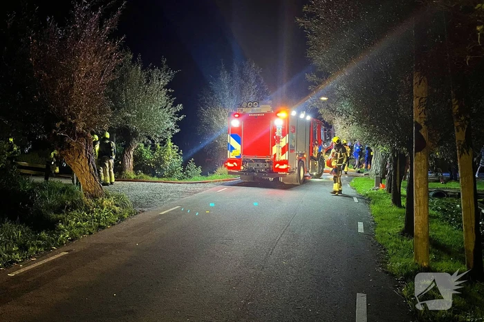 Veel rookontwikkeling bij brand in schuur