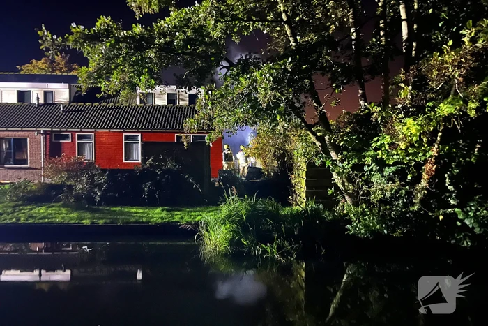 Veel rookontwikkeling bij brand in schuur
