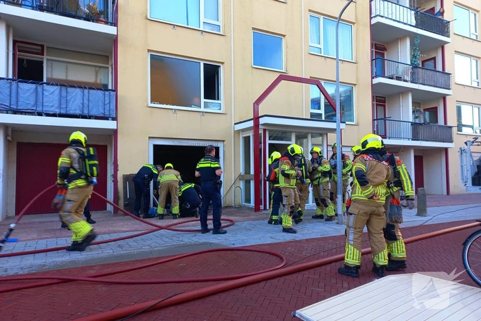 Brand in appartementencomplex