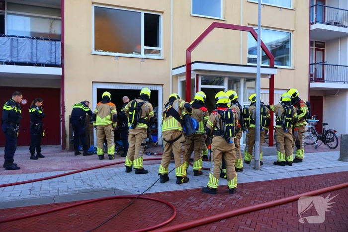 Brand in appartementencomplex