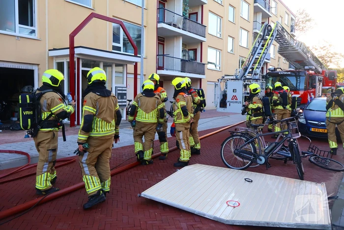 Brand in appartementencomplex