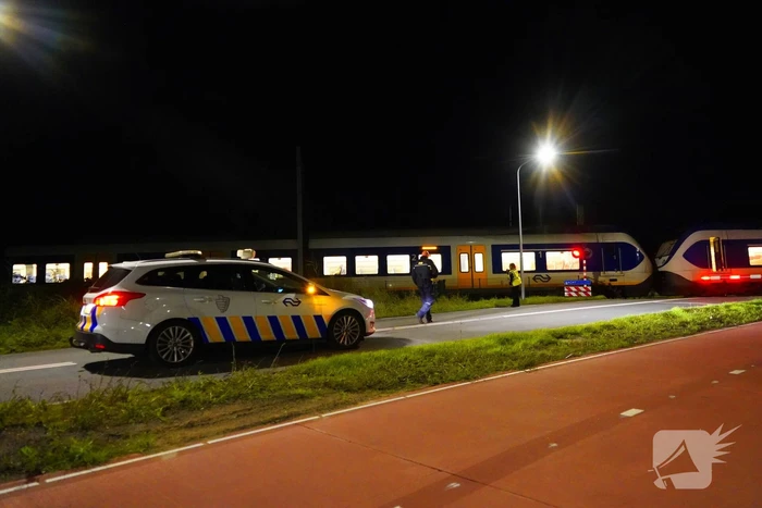 Voetganger aangereden door trein