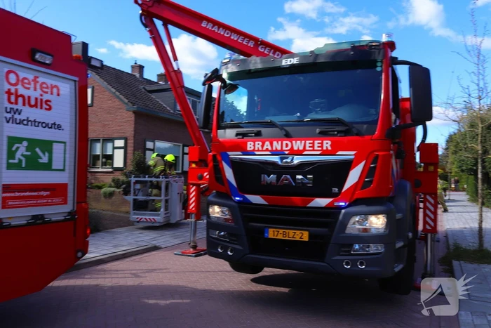 Brandweer heeft schoorsteenbrand snel onder controle