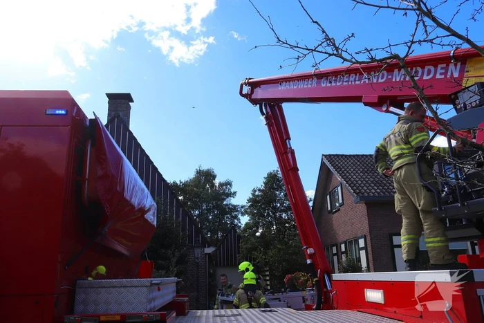 Brandweer heeft schoorsteenbrand snel onder controle