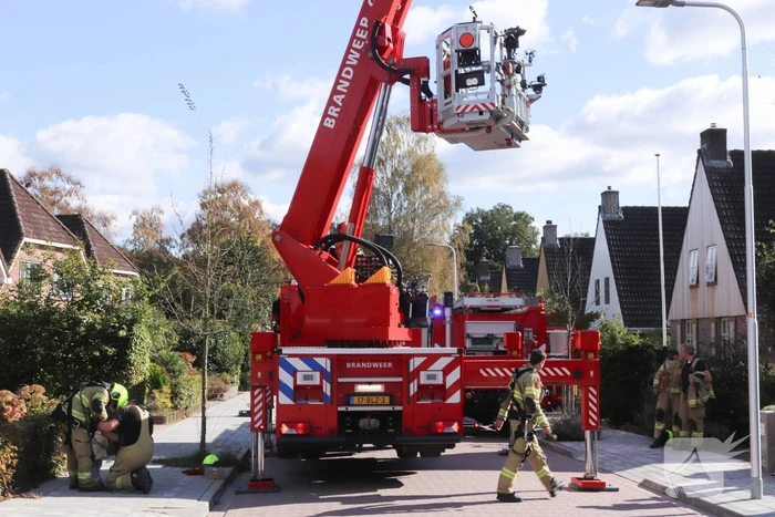 Brandweer heeft schoorsteenbrand snel onder controle