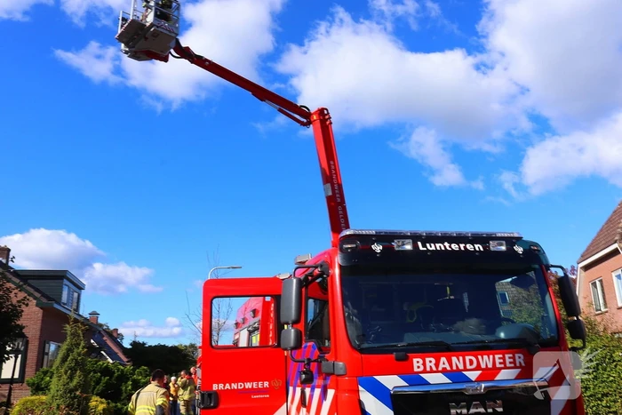 Brandweer heeft schoorsteenbrand snel onder controle