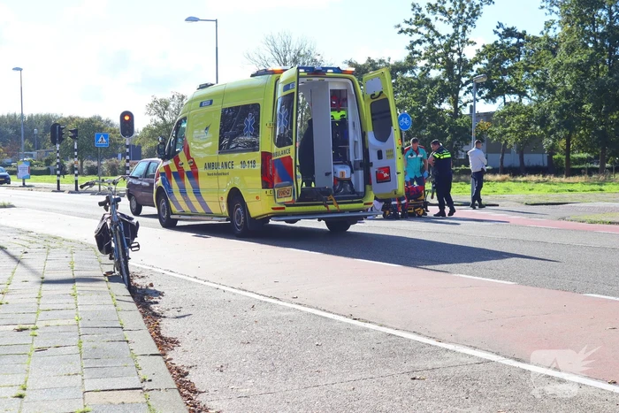 Fietser gewond bij aanrijding met auto
