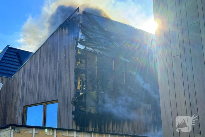 Flinke rookontwikkeling bij woningbrand