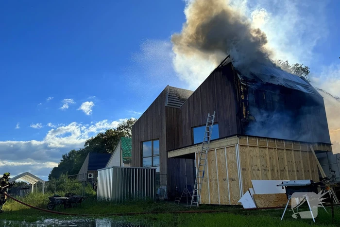 Flinke rookontwikkeling bij woningbrand