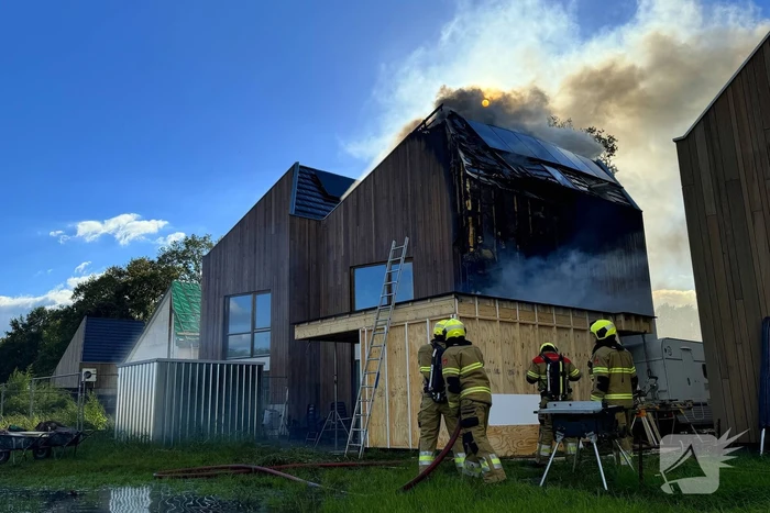 Flinke rookontwikkeling bij woningbrand