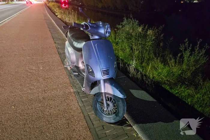 Scooterrijder gewond na valpartij