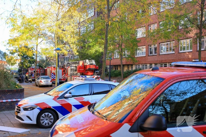 Uitslaande brand in flatwoning